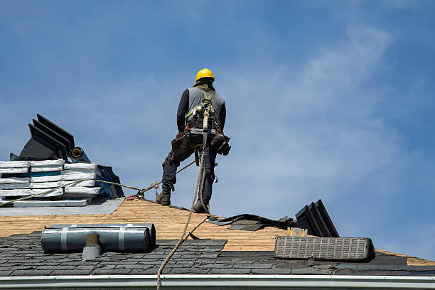 Professional Roof Replacement technician working in Semora, NC